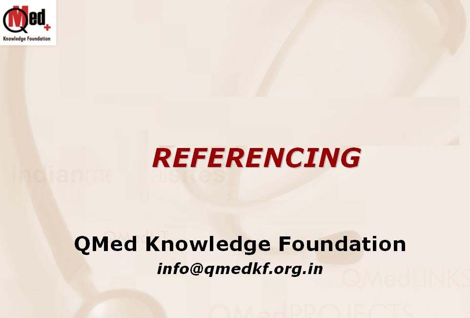 Reference Management with Mendeley – PG students from Seth GS Medical College and KEM Hospital