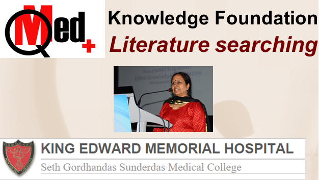 Lecture – Literature Search for DNB Students  KEM Hospital – Jan 24, 2013