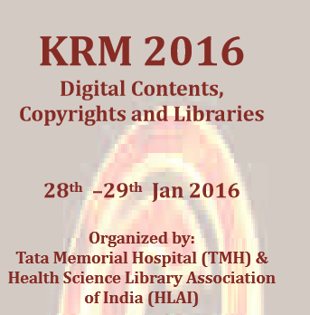 KRM 2016: Digital Contents, Copyrights and Libraries