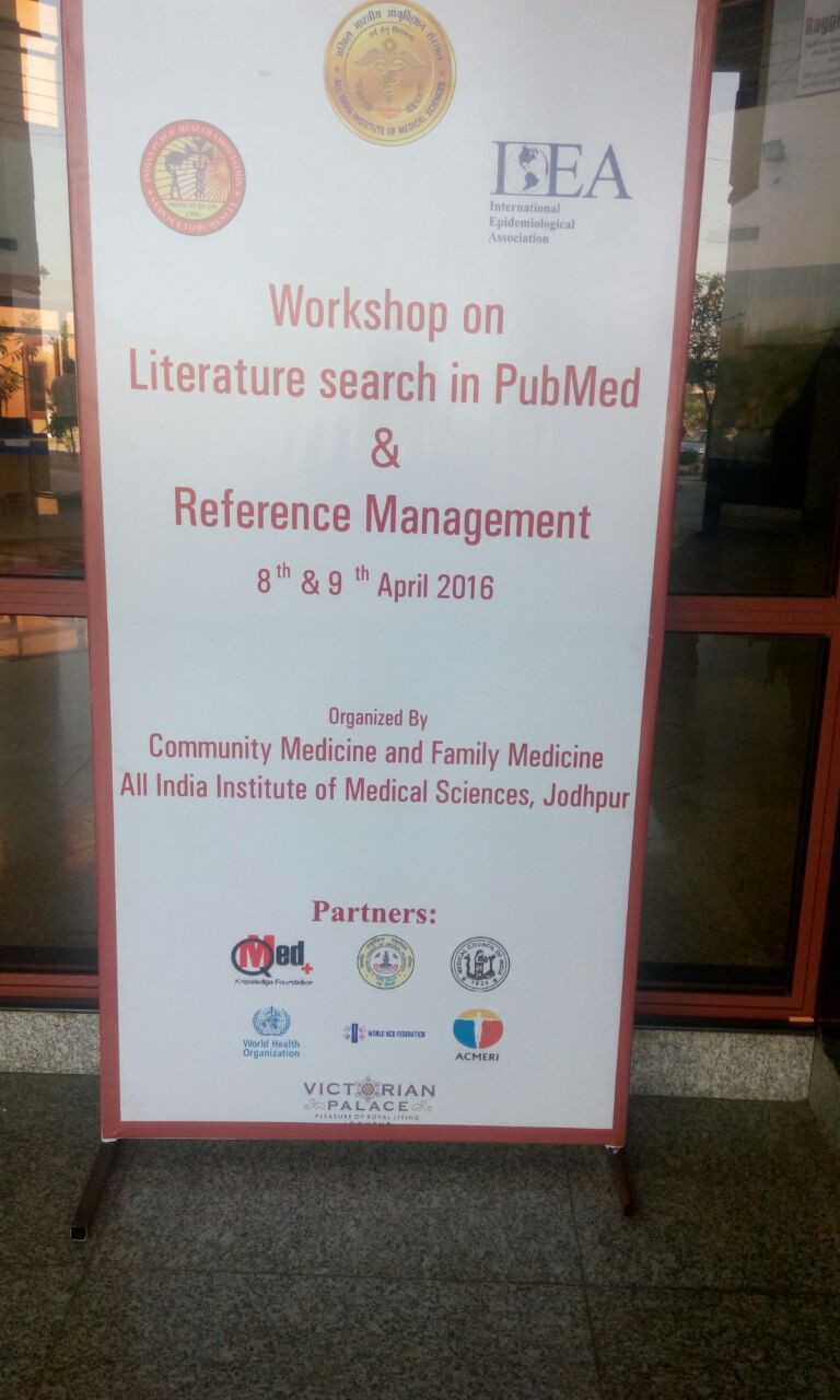 All India Institute of Medical Science-Workshop