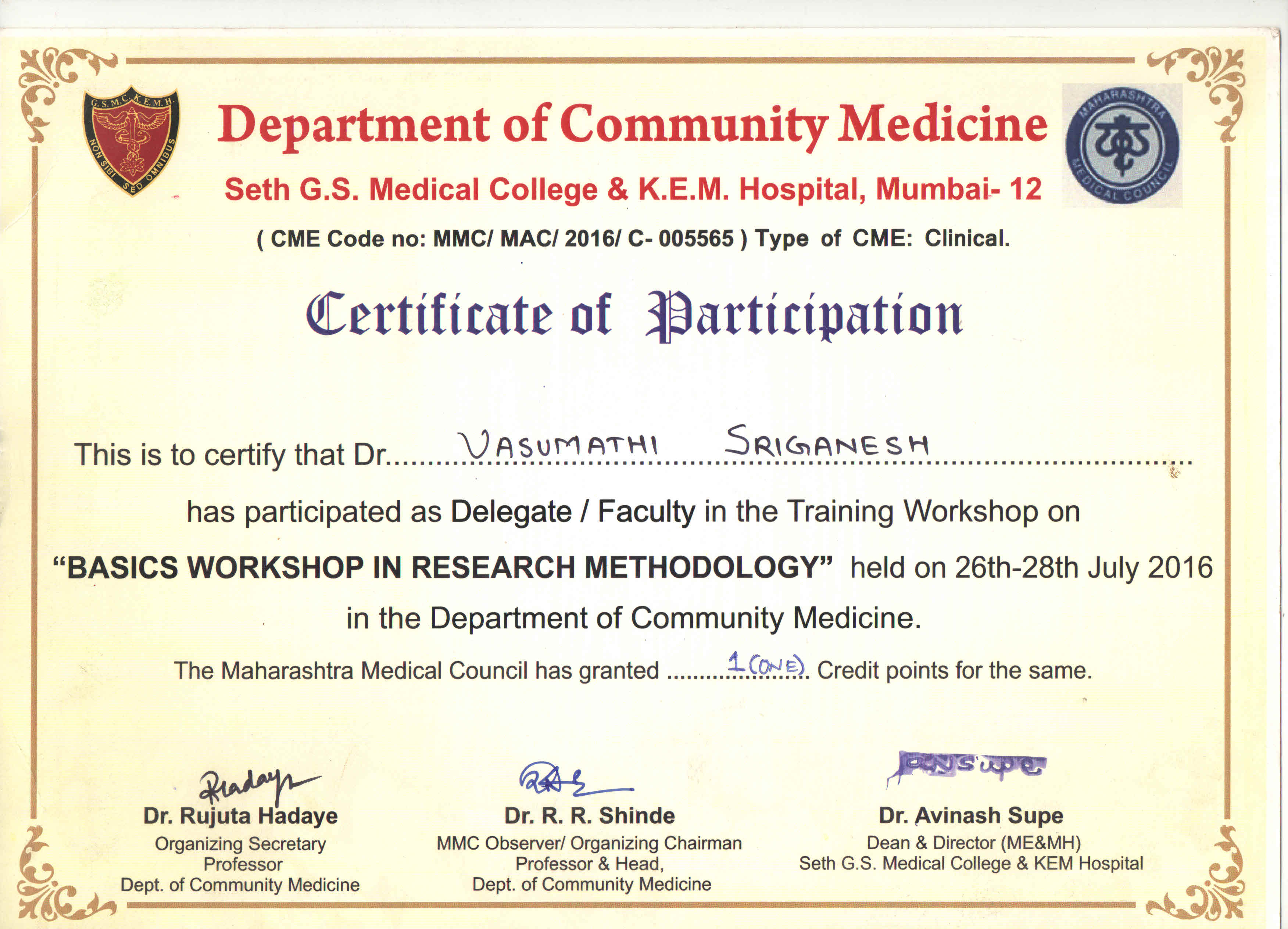 Seth GS Medical College and KEM Hospital-Lecture