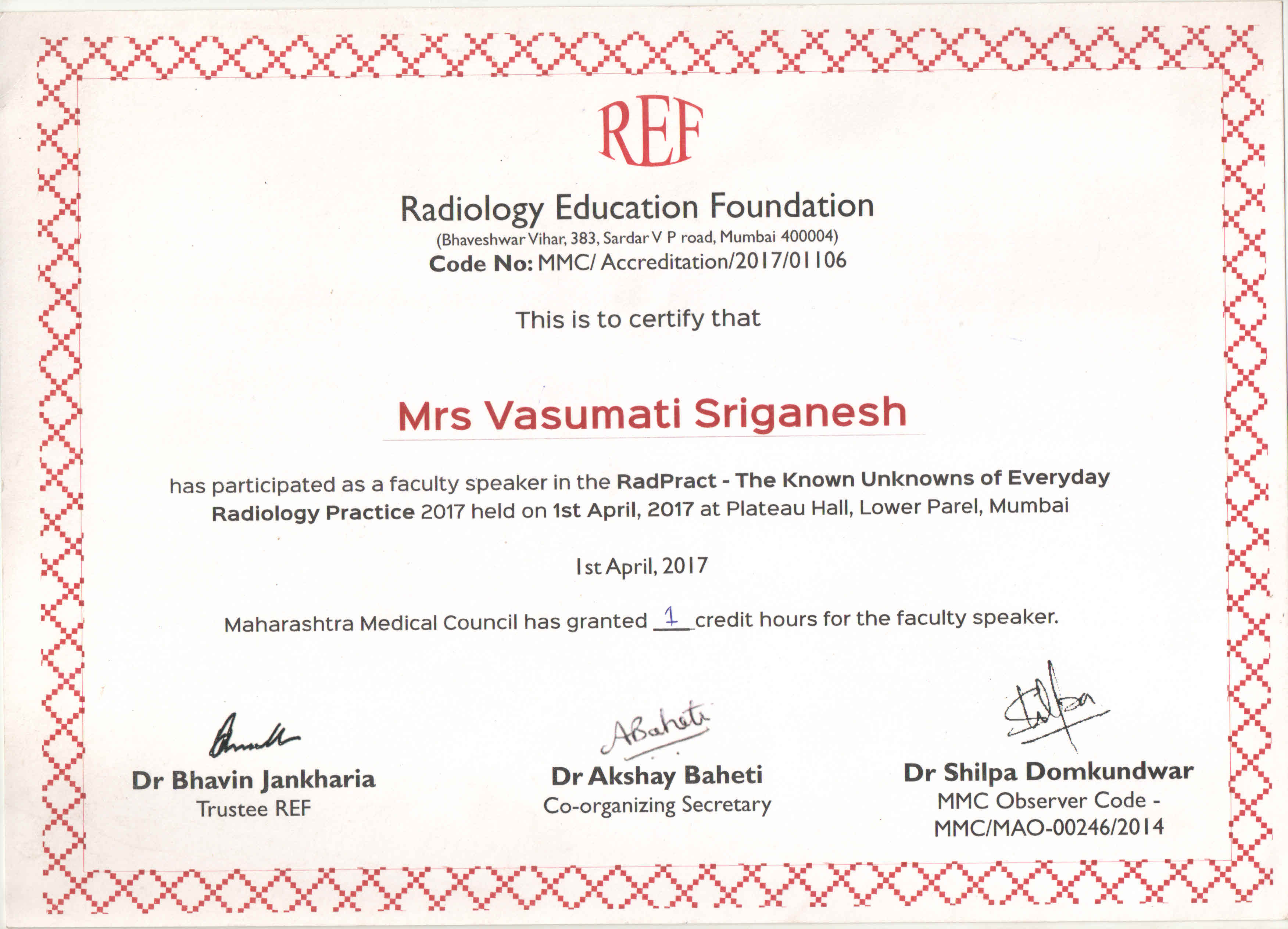 Radiology Education Foundation-Lecture