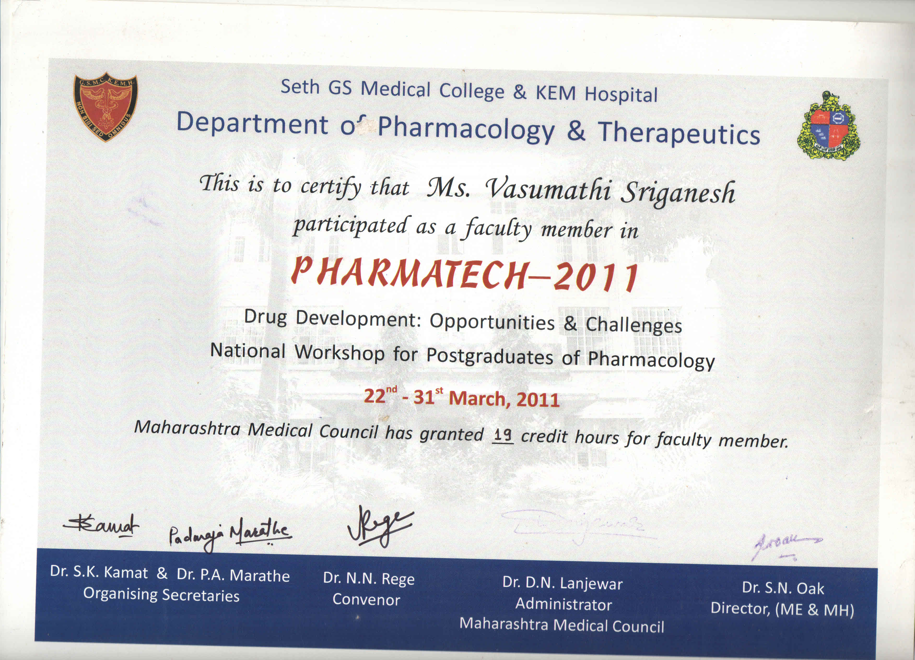 Seth GS Medical College and KEM Hospital-Lecture