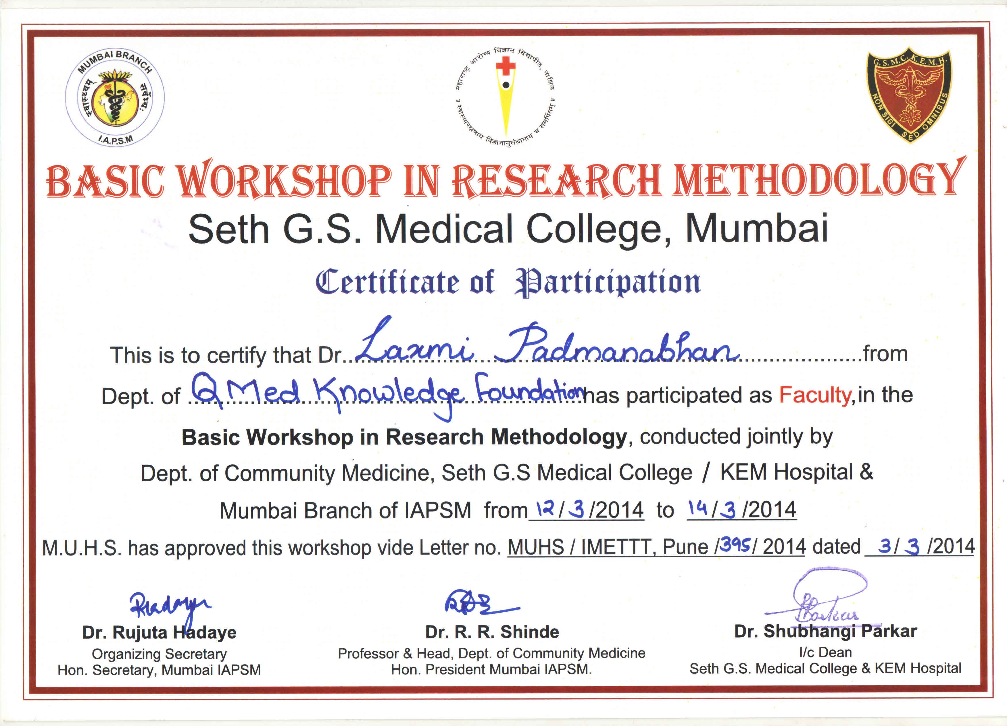 Seth GS Medical College and KEM Hospital-Lecture