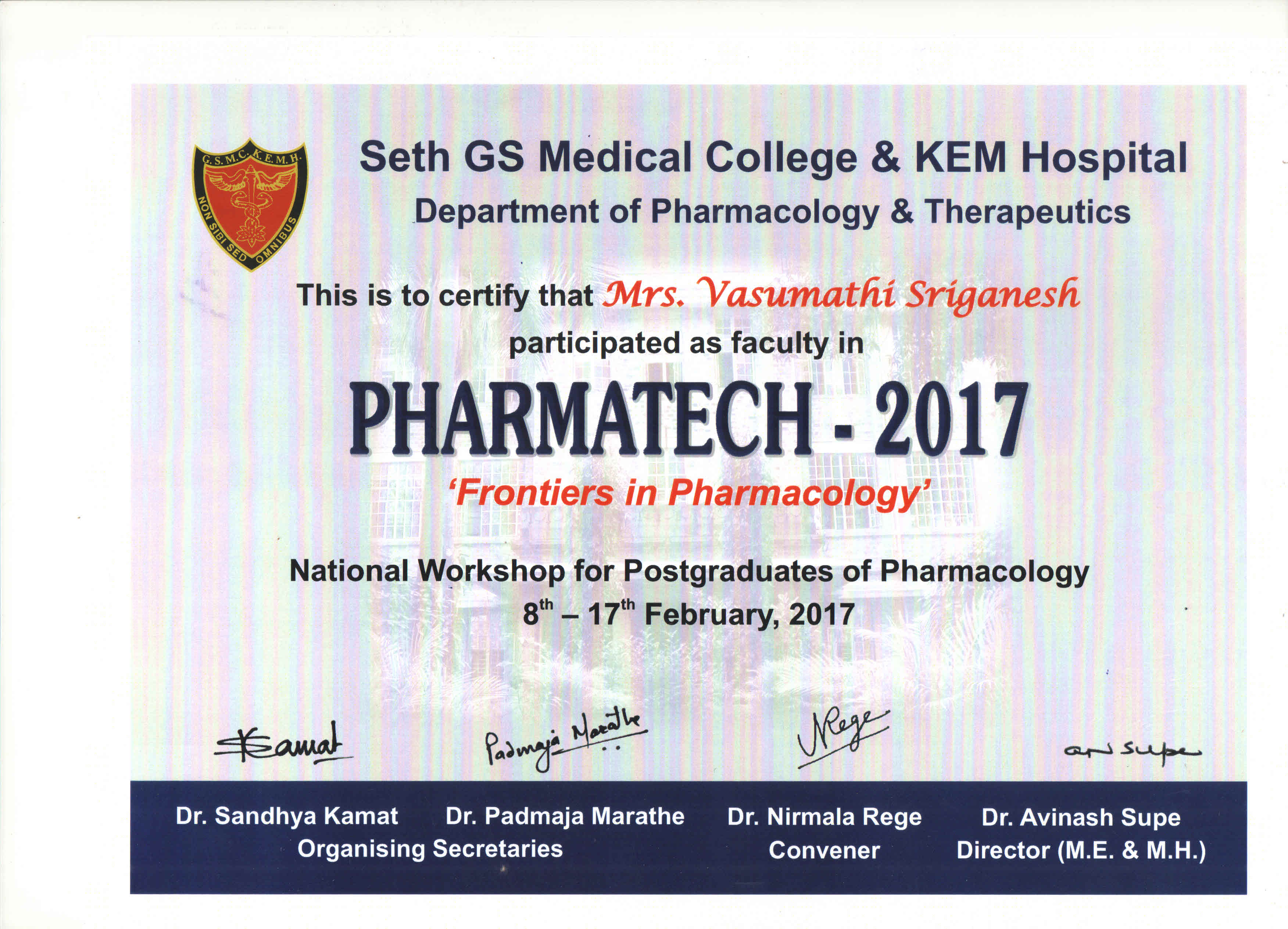 Seth GS Medical College and KEM Hospital-Lecture