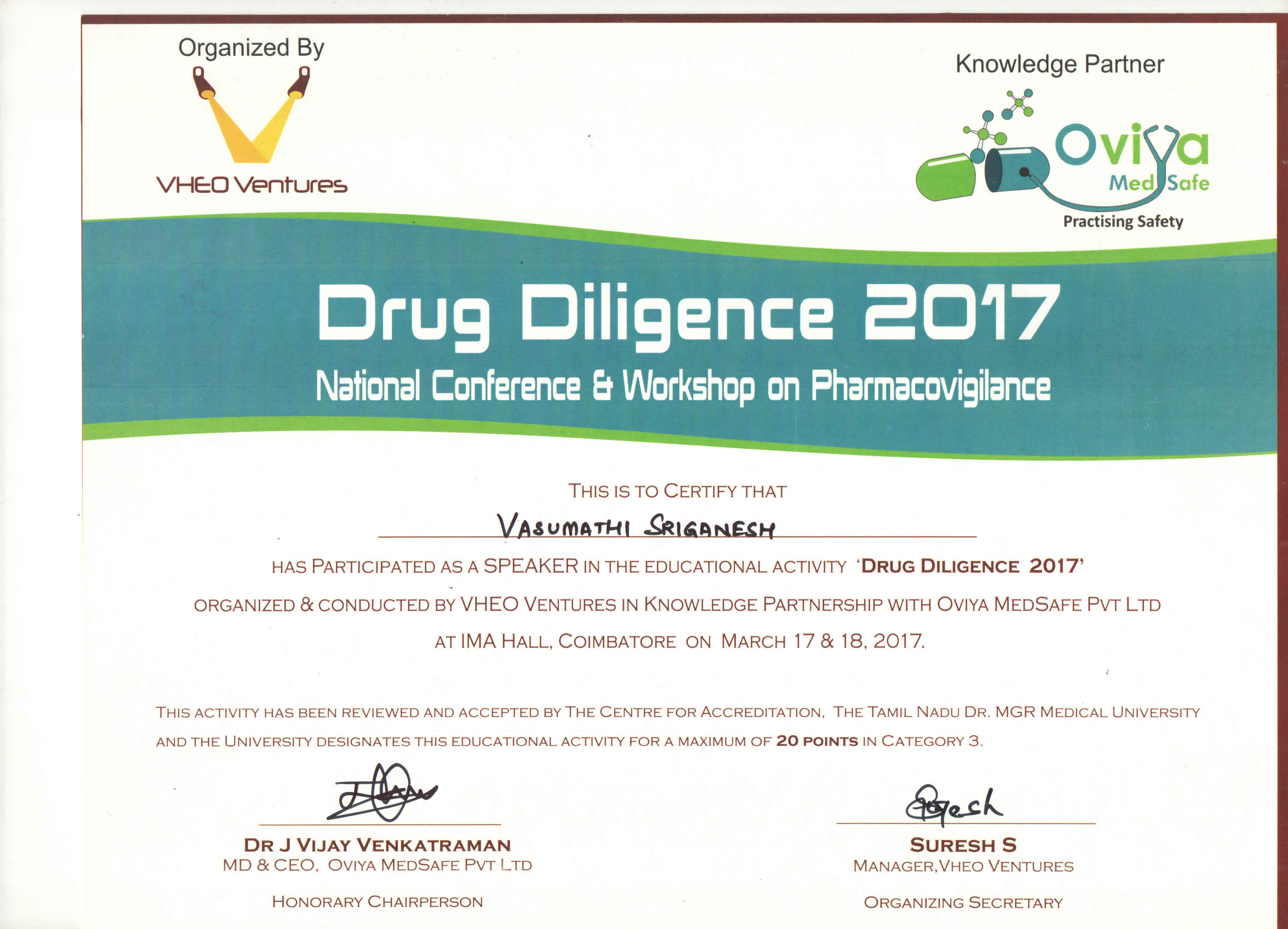 Indian Pharmacovigilance Day-Lecture