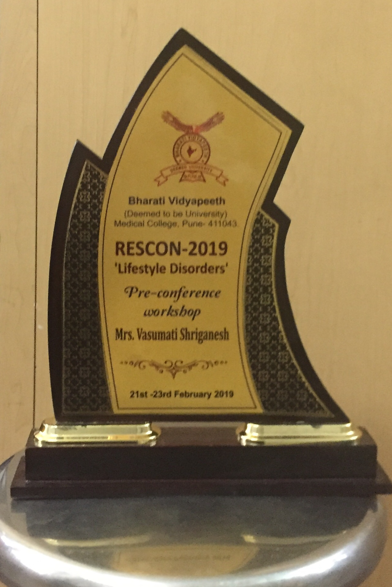 Bharati Vidyapeeth (Deemed to be University) Medical College-Rescon 2019-Workshop