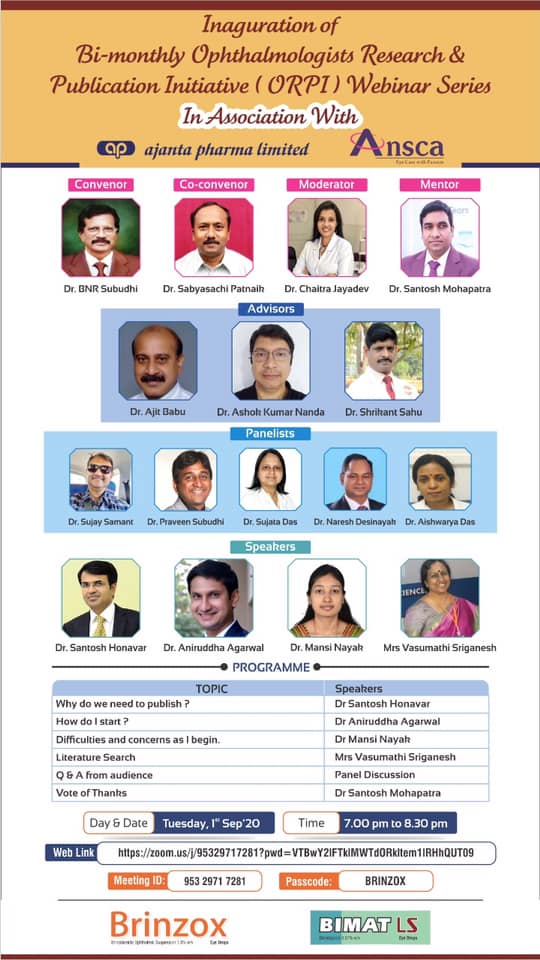 Ophthalmologists Research and Publication Initiative (ORPI)