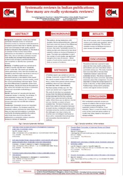 Ten Years Later: Why Indian Systematic Reviews Still Miss the Mark