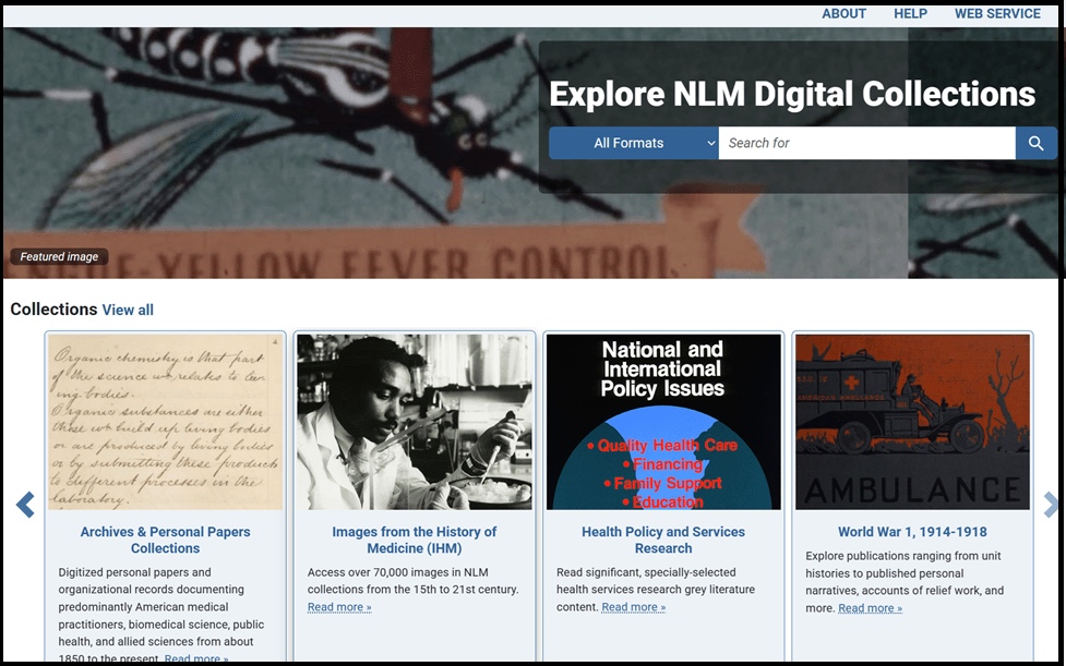 Digital Collections of the NLM