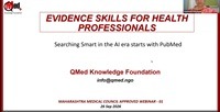Evidence Skills for Healthcare Professionals- MMC Accredited Online Workshop